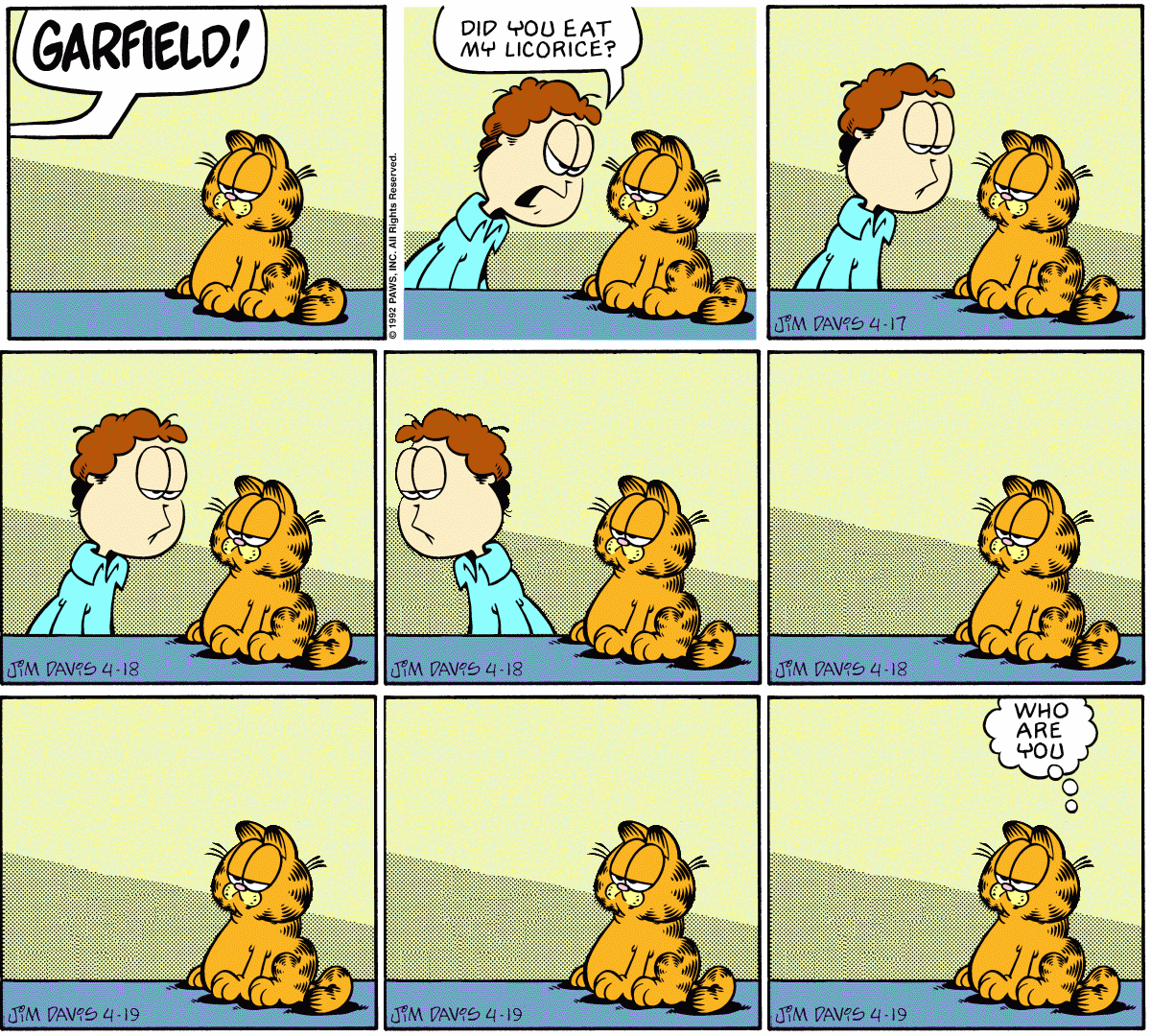 Garfield for the Modern Age (A Retrospective on the Cartoon Life of a Thinking Housecat): Act I
