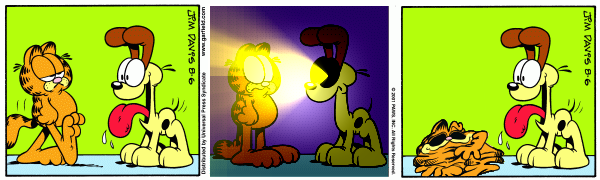 Garfield versus Odie's Darker Abyss of a Soul