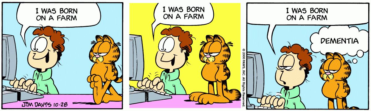 He was born on a farm.