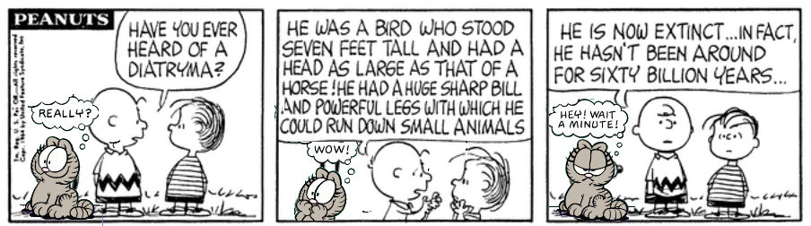 Peanuts plus Updated Palaeontology