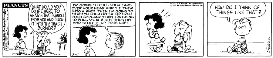 Linus Van Pelt's breaking point