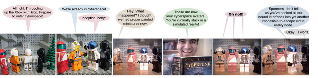 What happens after six strips is up to interpretation