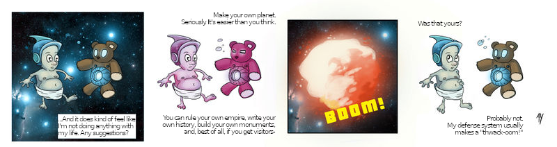 The Glauming: Two Budding Exocolonists Meet in Deep Space
