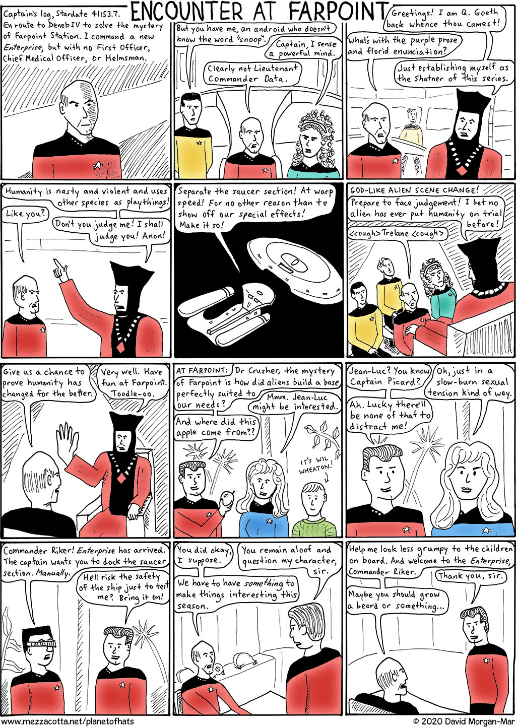 Episode TNG 1.1: Encounter at Farpoint, Part 1