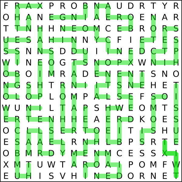 words found in grid